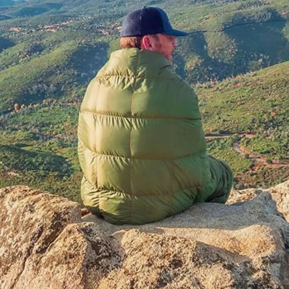 Водонепроницаемое пуховое одеяло 200x140 см для туризма и походов AND-8-AND-9 | Зображення 4