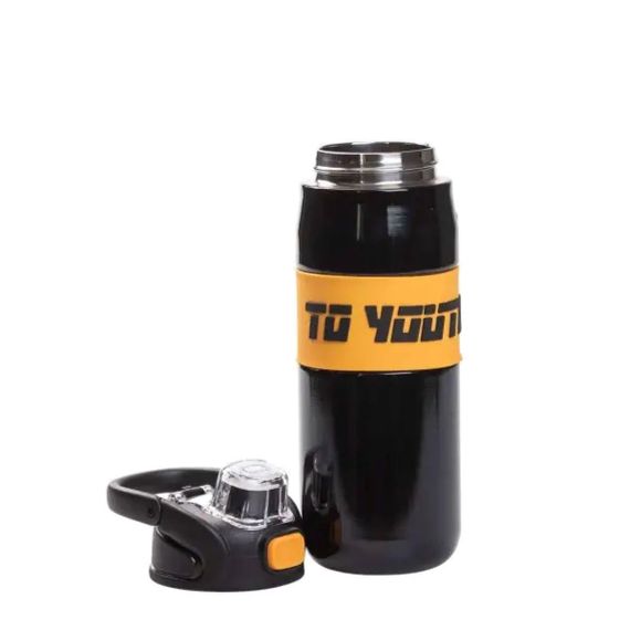 Термос спортивный с мундштуком 680 мл черный HP-14-54B | Зображення 2