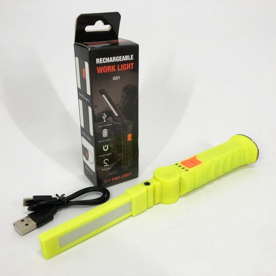 Ліхтар для кемпінгу батарея Worklight G51-LED-COB, Похідний кемпінговий ліхтар, Освітлення для кемпінгу YB-44 | Зображення 8