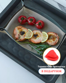 Силиконовый коврик для выпечки на застежках 30х40