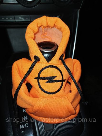 Чохол кофта Худі аксесуар на КПП  Car Hoodie опель Opel помаранчевий подарунок автомобілісту 10070