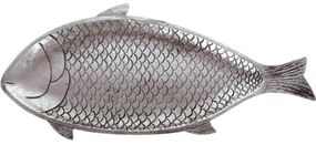 страва сервірувальне Рибка Silver 38.5х17х2см