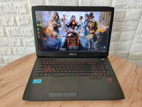 Ноутбук Asus ROG 17.3 FHD/IPS/i7 4710HQ/24Gb/SSD256Gb M2+HDD1Tb/GTX 980M-4Gb