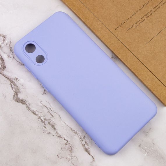 Чехол Silicone Cover Lakshmi Full Camera (A) для Samsung Galaxy A03 Core Сиреневый / Dasheen | Зображення 3