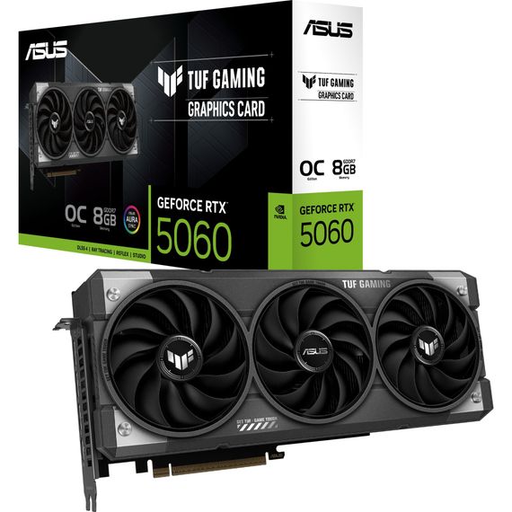Відеокарта ASUS GeForce RTX5060 8Gb TUF GAMING OC (TUF-RTX5060-O8G-GAMING) | Зображення 9