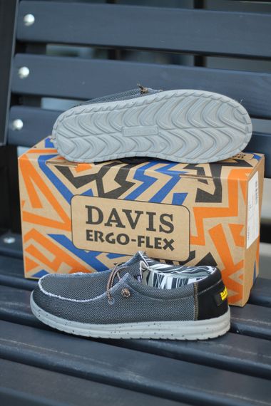 Тканевые мокасины серого цвета 40 размер | Зображення 5