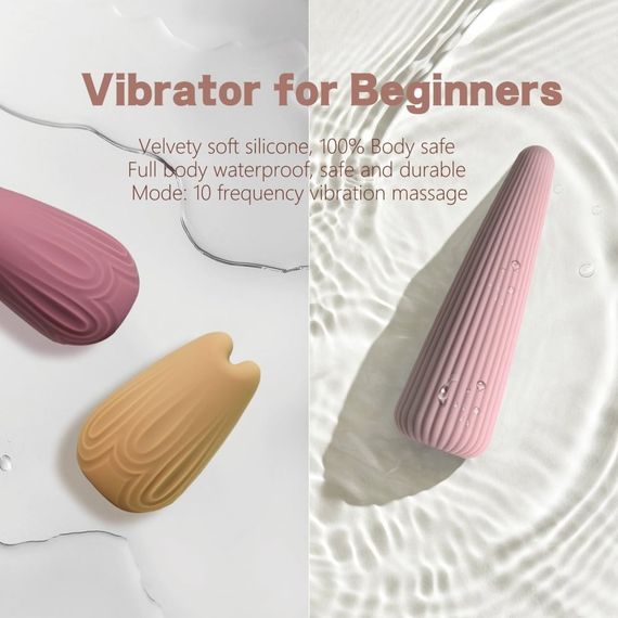 Міні-вібратор для клітора з фігурним візерунком Sweet Em Velvet Lure,10 режимів вібрації, жовтий Sex Aura | Зображення 7