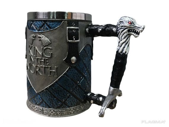 Кружка Чашка Бокал Игра Престолов King in the North Targaryen 3D Король Севера | Зображення 6