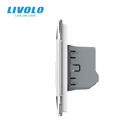 Світильник для сходів LIVOLO, білий, 2.5D скляна рамка, регулювання яскравості та кольору світла | Зображення 1