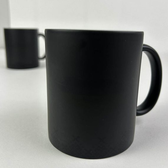 Чашка-хамелеон SoundSleep Код Незламної Нації термочутлива з сірим орнаментом 330 мл біла (94205145) | Зображення 2