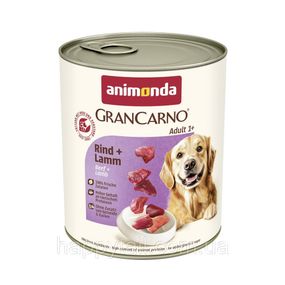 Влажный корм для собак Animonda GranCarno Adult с говядиной и ягненком — консервы 800 г
