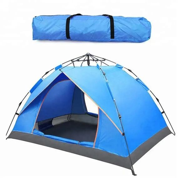 Намет автоматичний G-Tent 210×210×125 см • Туристичний кемпінговий намет на 2–3 особи з водостійкою тканиною та миттєвим встановленням | Зображення 3