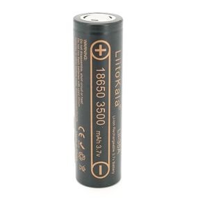 Акумулятор 18650 Li-Ion LiitoKala Lii-35A, 3500mah (3550-3650mah, 3.7V (2.75-4.2V), Black, PVC BOX Q2,  цiна за 1 шт