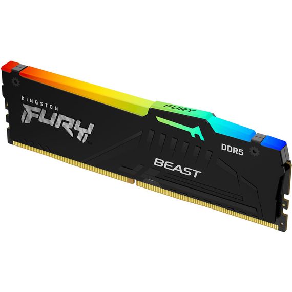 Модуль пам&#039;яті для комп&#039;ютера DDR5 16GB 6800 MHz Beast RGB XMP Kingston Fury (ex.HyperX) (KF568C34BBA-16) | Зображення 1
