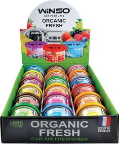 Ароматизатор повітря Winso Organic Fresh 40g - MIX №2