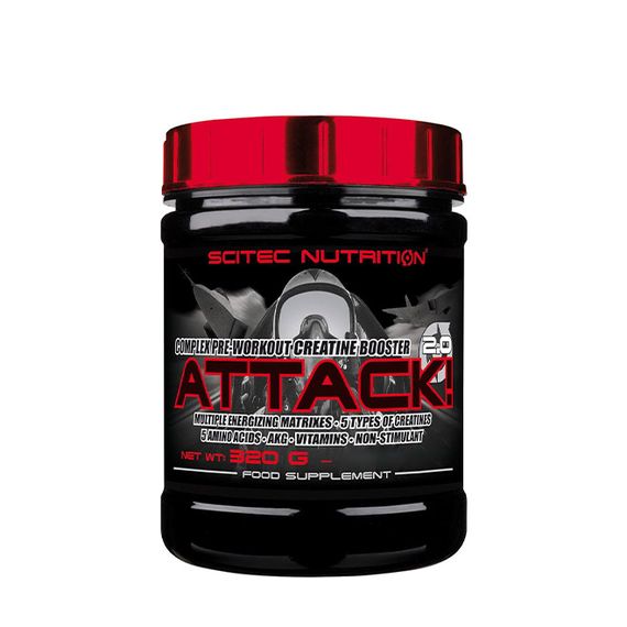 Передтренувальний комплекс Scitec Nutrition Attack! 2.0 320 g (Cherry)