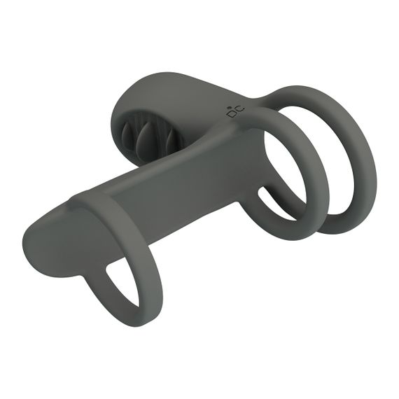 Насадка с вибрацией Pretty Love - MASTER RING GRAY, BI-040135-1 sexstyle | Зображення 8