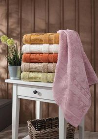 Полотенца Pupilla Elit koyu 50х90см Бамбук набор 6шт