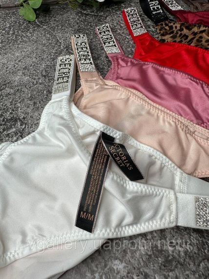 Набір жіночих трусиків Victoria's Secret Танга-бразиліана зі стразами в коробці — Чорний + Білий + Касний XL, Чорний + Леопардовий | Зображення 2