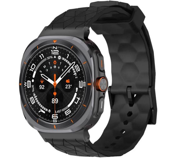 Ремінець Primolux Dimond силіконовий для годинника Samsung Galaxy Watch Ultra 47 mm (SM-L705) - Black | Зображення 1
