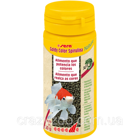 Корм для риб Sera Nature Goldy Color Spirulina в гранулах 20 г 008808