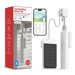 SwitchBot Blind Tilt – розумний контролер жалюзі з сонячною батареєю, точною регулюванням та підтримкою голосового керування