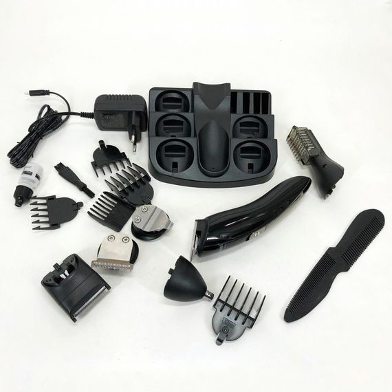 Беспроводная электробритва Kemei KM-600 | Бритва триммер для бороды | Электромашинка XE-129 для волос | Зображення 1