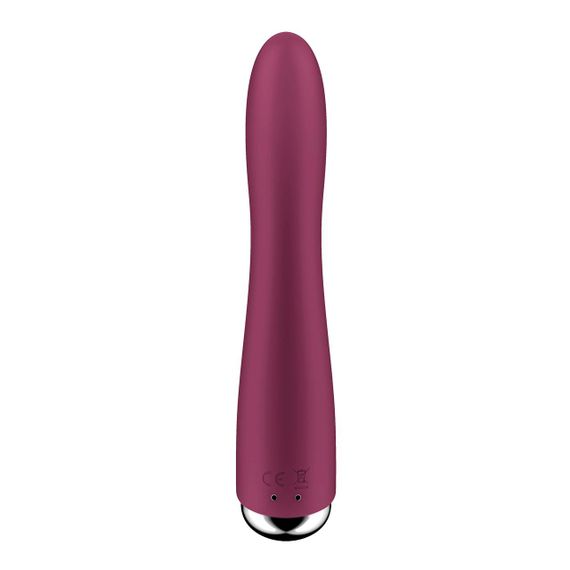 Вибратор с ротацией Spinning Vibe 1 бордовый Satisfyer (Германия) Sex Aura | Зображення 4