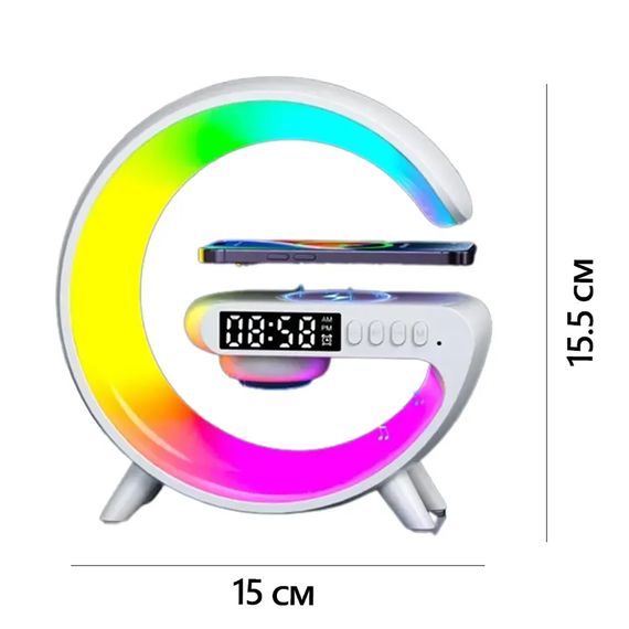 LED лампа - зарядна станція Luxun 15W з бездротовою зарядкою | Зображення 6