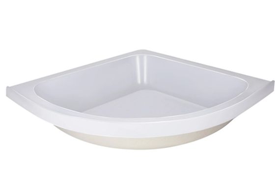 Душовий піддон Lidz Kapielka ST80x80x26, напівкруглий LKAST808026 | Зображення 5