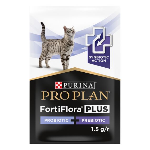 Пробіотична добавка для котов та кошенят Purina Veterinary Diets FortiFlora Plus Feline 1.5 гр х 30 шт | Зображення 2