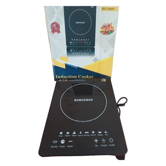 Индукционная плита c сенсорной панелью 2200W RR-915 стеклокерамика | Зображення 7