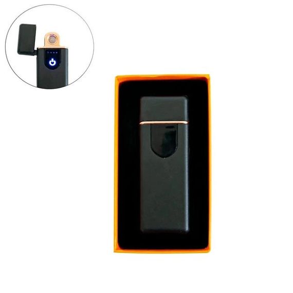 Электрозажигалка USB ZGP ABS, сенсорная зажигалка электрическая спиральная. RP-831 Цвет: черный | Зображення 2