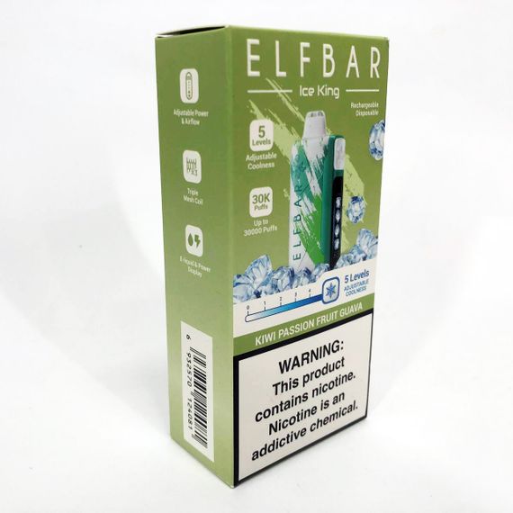 Elf Bar Ice King 30000. Киви Маракуйя Гуава (Kiwi Passion Fruit Guava) | Зображення 1
