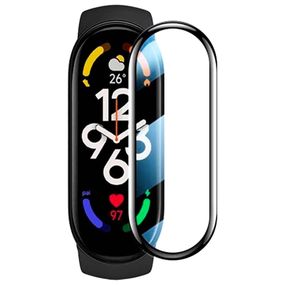 Полимерная пленка 3D (full glue) (тех.пак) для Xiaomi Mi Band 8 Черный