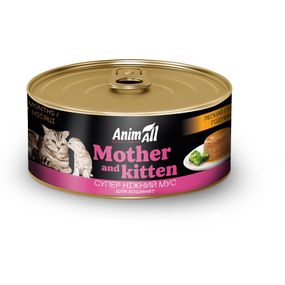 Вологий корм для першого прикорму кошенят Animall Cat Wet Mother and Kitten, 85 гр