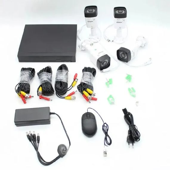 Система відеоспостереження на 4 камери Full HD XPRO DVR KIT 7004 (234574656_2586) | Зображення 8