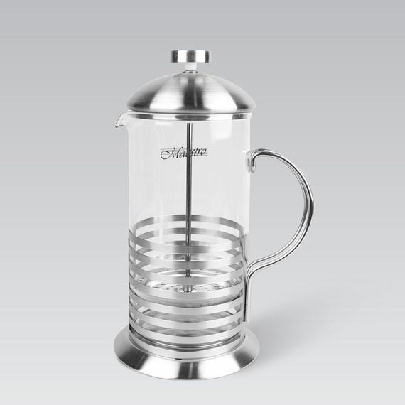 Френч-прес 1 л Maestro MR-1664-1000 скляний заварник для чаю та кави