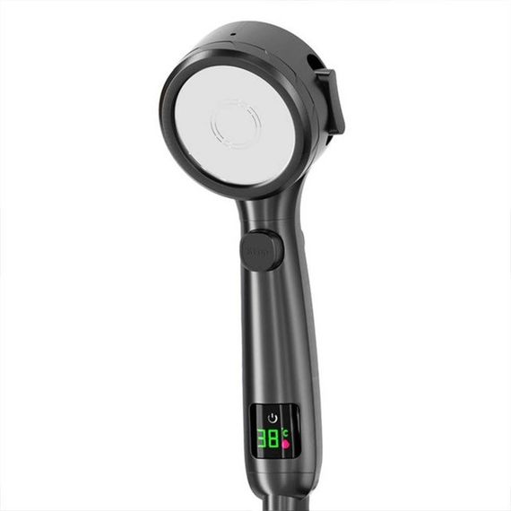 Душова лійка, Турбо лійка для душу з вентилятором, Насадка для душу з регульованими режимами ST-63 | Зображення 2