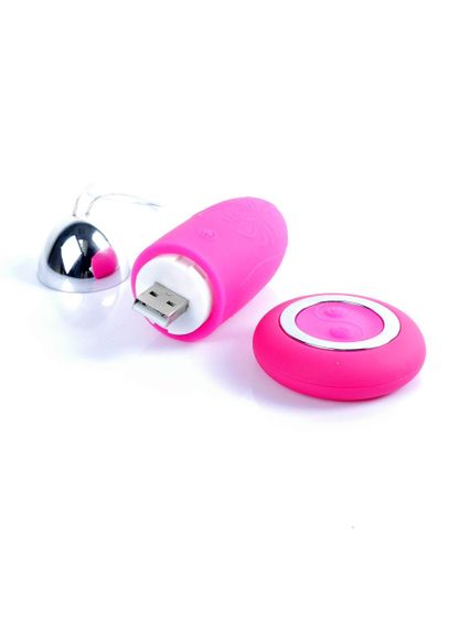 Віброяйце з пультом дистанційного керування - Remoted controller egg 0.3 USB Pink, BS2600108 Sex Aura | Зображення 3