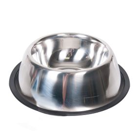 Миска для собак Flamingo Dish Rubber Rim з гумовим обідком 2.2 л