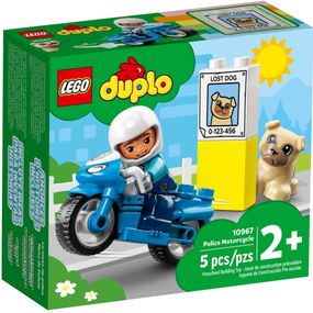 Конструктор LEGO DUPLO Town Поліцейський мотоцикл 10967 (10967)