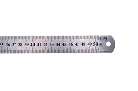 Лінійка з неіржавкої сталі 500 мм х 0,6 мм Стандарт СИЛА 5008001