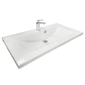 Раковина накладная Adamant QUANTO, прямоугольная (4824296107201)