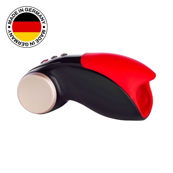 Мастурбатор для головки пеніса Fun Factory COBRA LIBRE II black/red, 2 мотори, гра без рук | Зображення 5