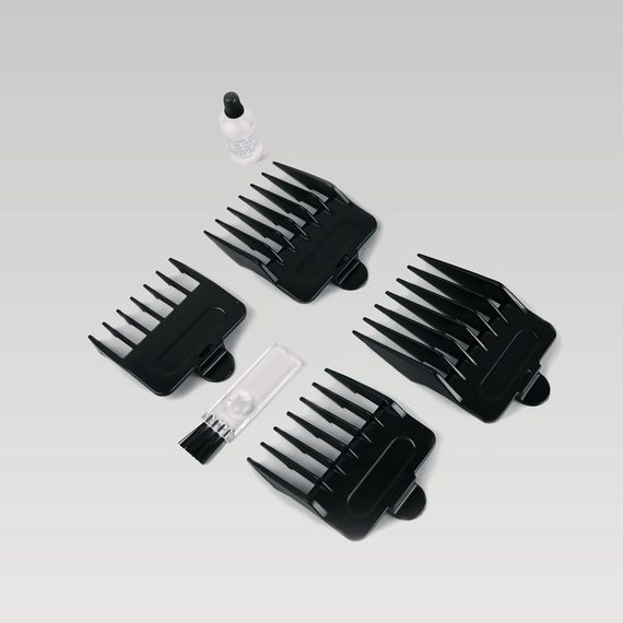 Машинка для стрижки волос Maestro MR-654C-BLACK, проводная, с насадками | Зображення 2