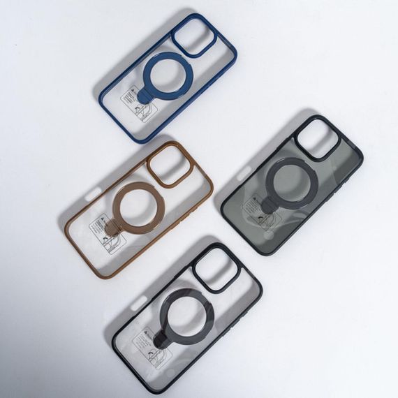 Чохол для смартфона Spigen AAA Magnetic Ring for Apple iPhone 13 Pro Max All Black | Зображення 5