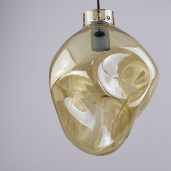 Люстра підвісна LOFT на 1 лампочку 25006 Чорний 35-135х23х23 см. | Зображення 3