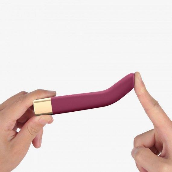 Мощный минивибратор Love To Love Delight Me Prune с мягким кончиком, 16 режимов работы Sex Aura | Зображення 3