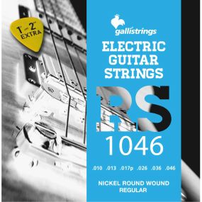 Струни для електрогітари Gallistrings RS1046 (.010-.046), REGULAR, Nickel